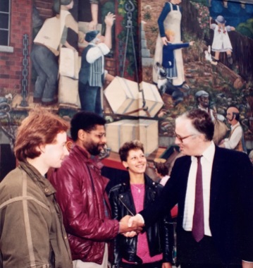 October 1985 - Opening with Anthony Everitt, Deputy Secretary General of ACGB